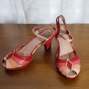 Bettie Page pinup Shoes by Ellie, retro, vintage s